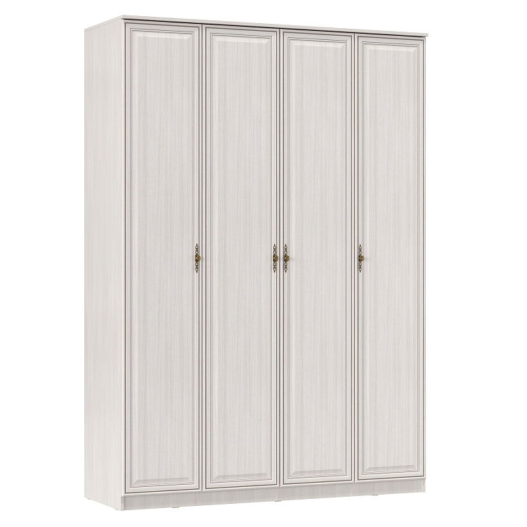 Шкаф для одежды 06.39 Габриэлла Вудлайн кремовый/сандал белый/аруша венге патина